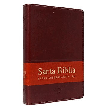 Biblia Reina Valera 1960 Grande Letra Supergigante Imitación Piel Marrón