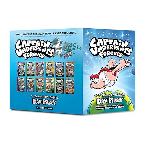 Captain Underpants Forever Boxed Set 1-12