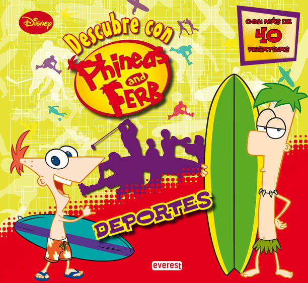 PHINEAS Y FERB. DEPORTES. LIBRO EDUCATIVO CON PEGATINAS, WALT DISNEY COMPANY - Hombre de la Mancha